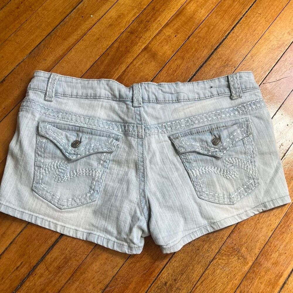 Rue 21 Denim Shorts Women's 11/12 Blue Grunge Y2K